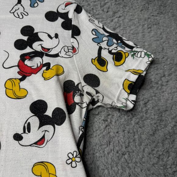 Disney Mickey Mouse Extended Shirt Women's Small Graphic Short Sleeve - Picture 8 of 8